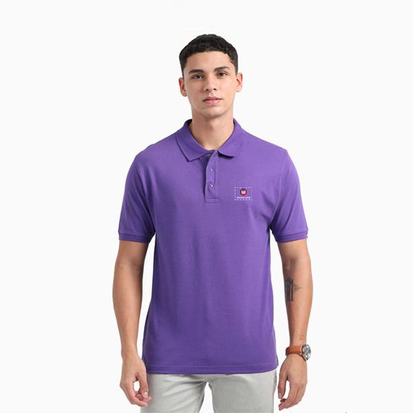 Caslay Organic Polo T-Shirt (Prism Violet)-0