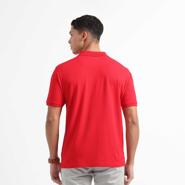 Caslay Organic Polo T-Shirt (Red)-3