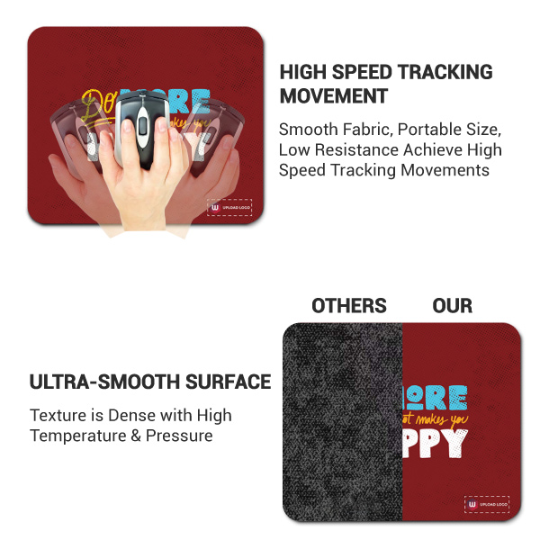 Motivational Quotes Mouse Pad with Customized Logo-3