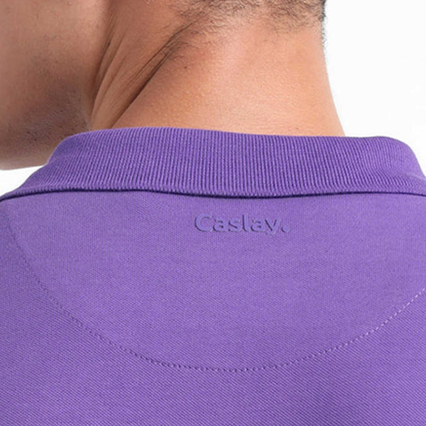 Caslay Organic Polo T-Shirt (Prism Violet)-4