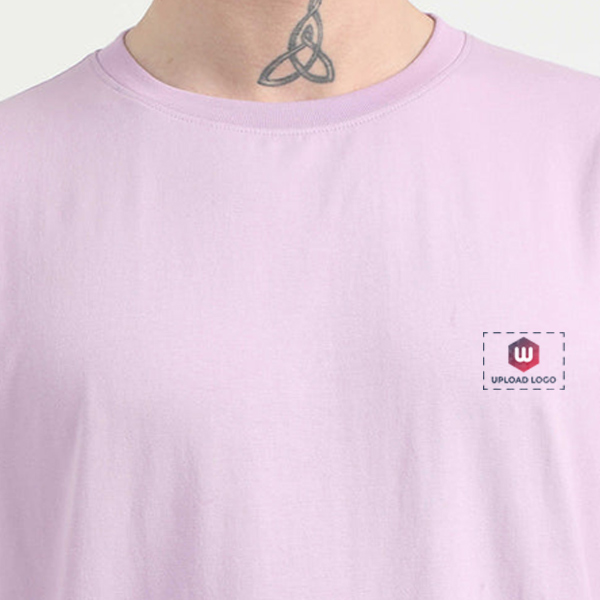 Caslay Organic Crew Neck T-Shirt (Lavender)-3