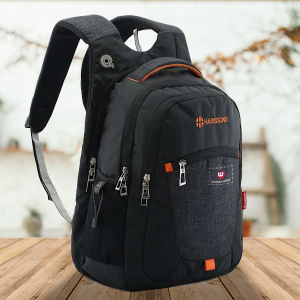 Harrisons Delta Casual Laptop Bag - Black-2