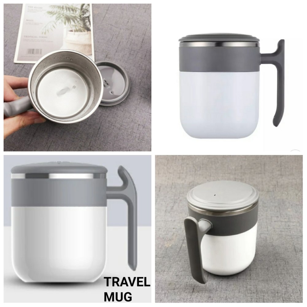 Customized Stainless Steel Office Mug with Lid-3