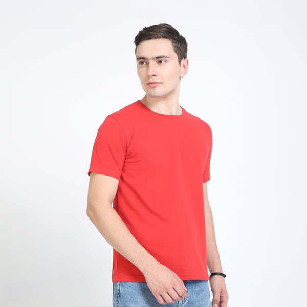 Caslay Crew Neck T-Shirt (Red)-3