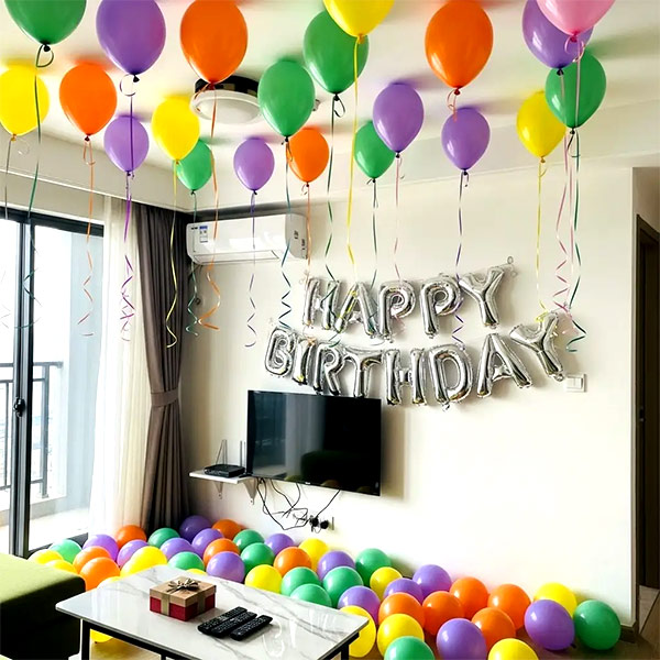 Vibrant Balloons Decoration
