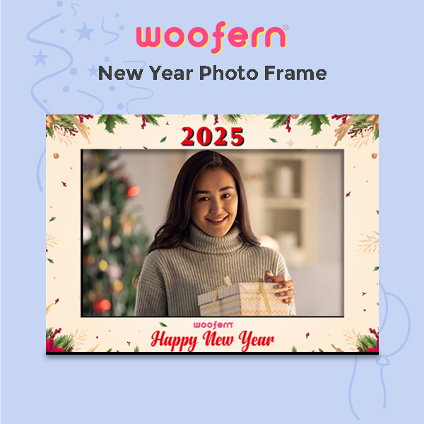 Festive New Year Photo Frame