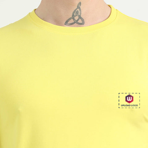 Caslay Organic Crew Neck T-Shirt (Illuminating)-3