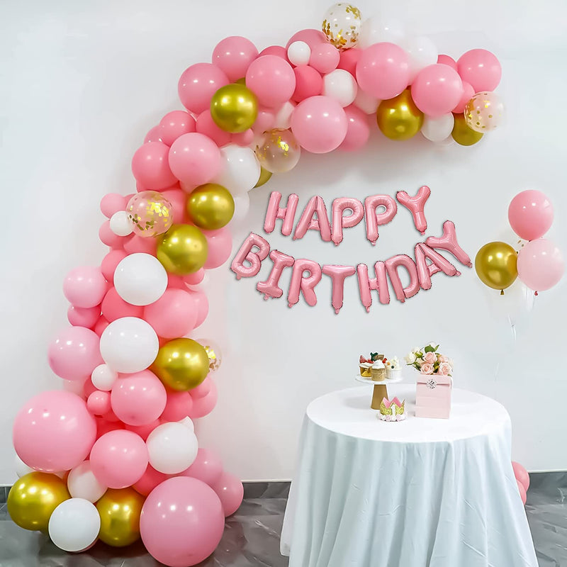 Pastel Birthday Themed Decoration Kit for Girls