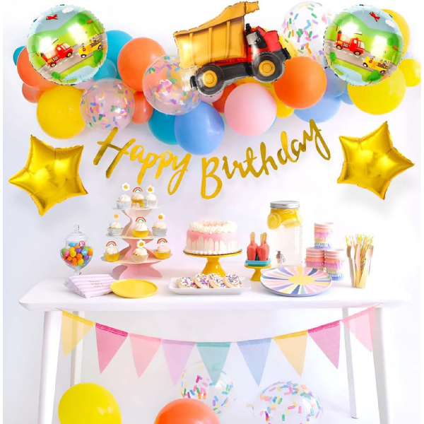 Vehicle theme Birthday Decoration kit
