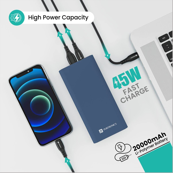 Portronics Power 45 20000mAh Super Fast Power Bank-3