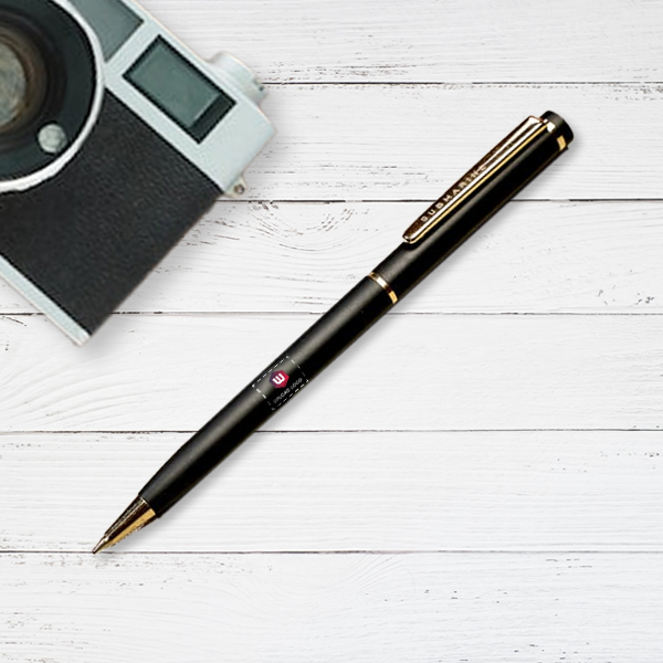 Black Ball Pen - Personalized with Logo-1