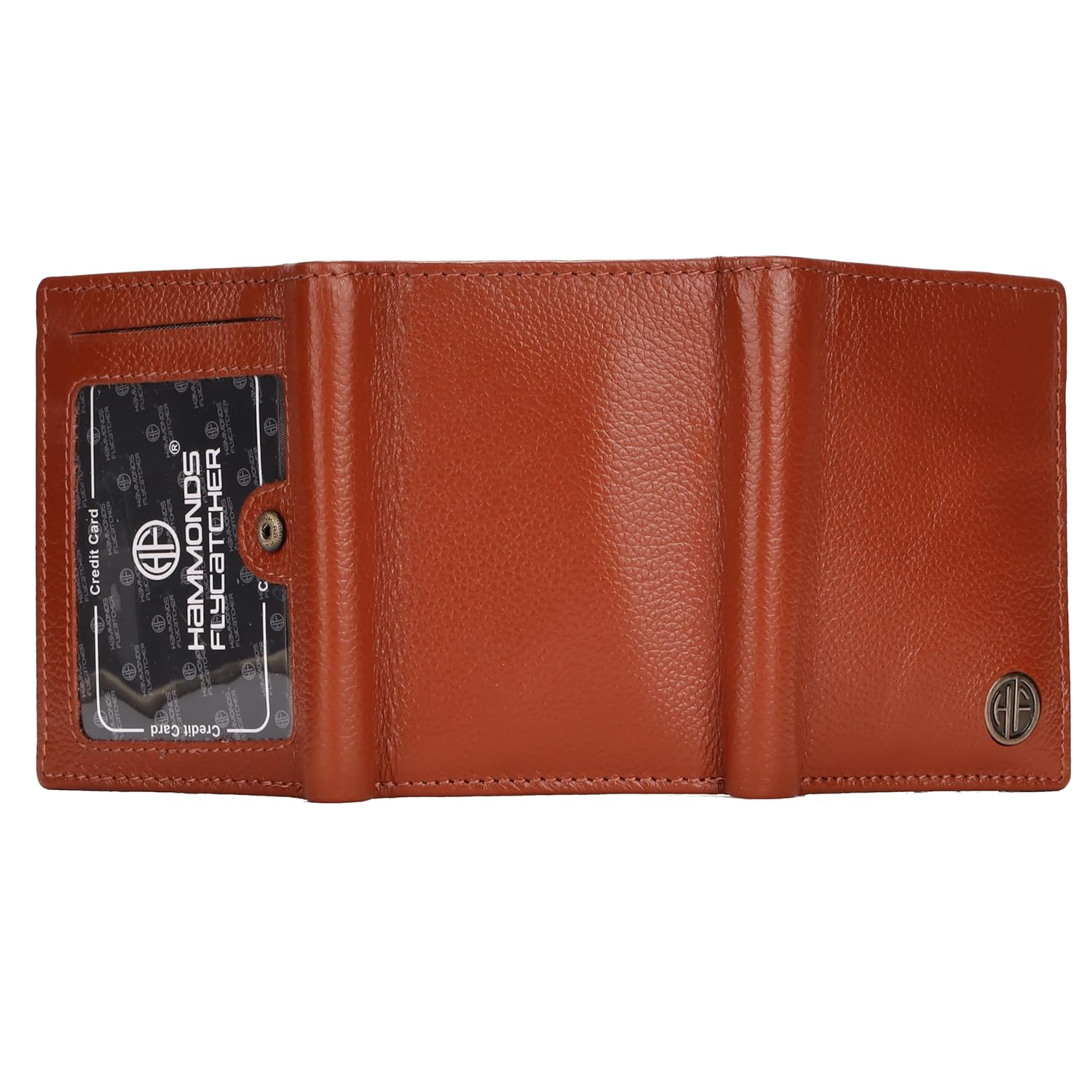 HF Men's Executive Leather Gift Set – Wallet, Keychain & Pen | Premium Corporate Gift (Brunt Umber)-2