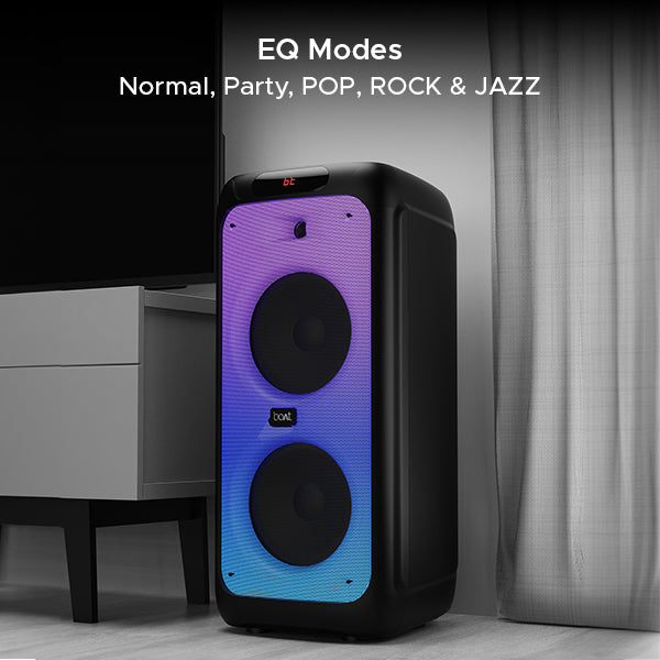 boAt Party Pal 400 160-Watt Bluetooth Wireless Speaker with Mic for karaoke -(Black)-1