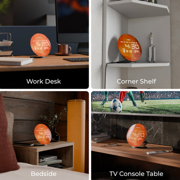 XECH Solaris X (Mars) Desktop Clock Speaker-7