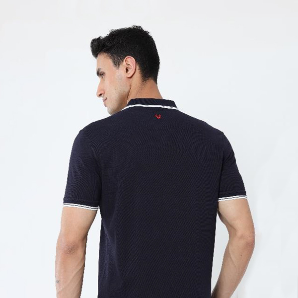 Allen Solly Men’s T-Shirt – Navy Blue | 100% Cotton | Corporate Gifting-2