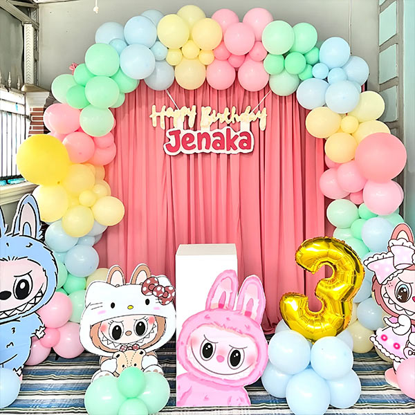 Labubu Theme Birthday Decoration