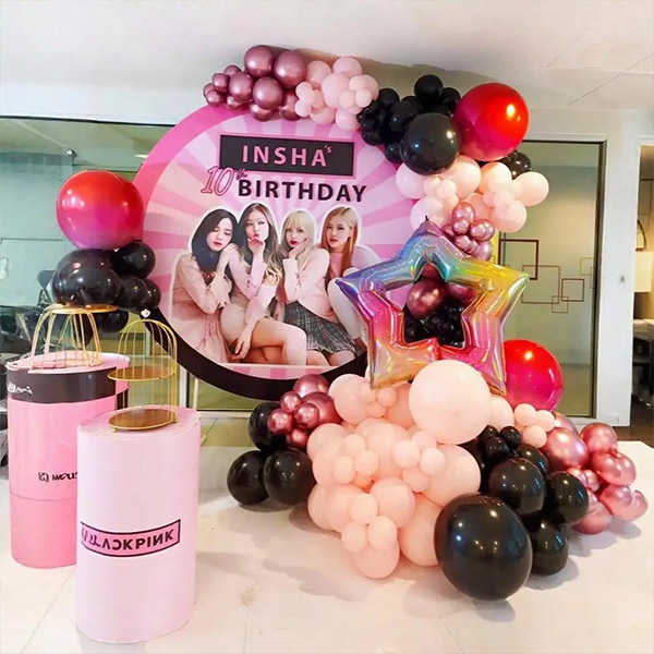 Blackpink Kids Bliss Birthday Bash Decor-0