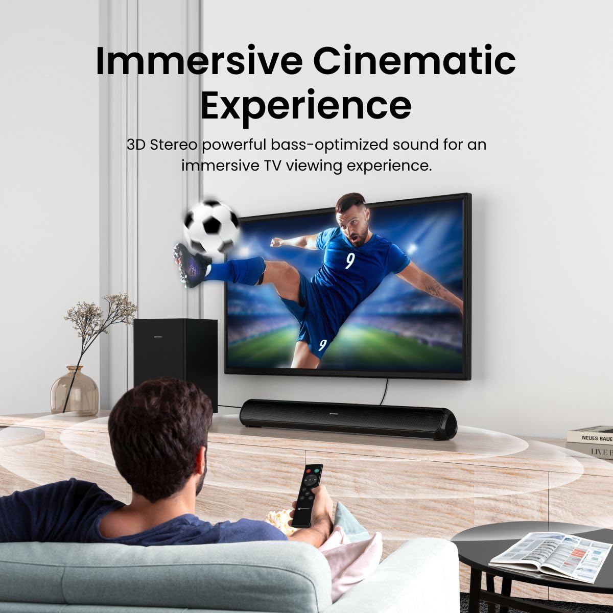 Portronics Pure Sound Pro X1 100W Bluetooth Soundbar-4